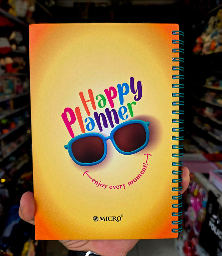 پلنر روزانه HAPPY PLANNER سایز ۱۵×۲۱ در ۴ طرح