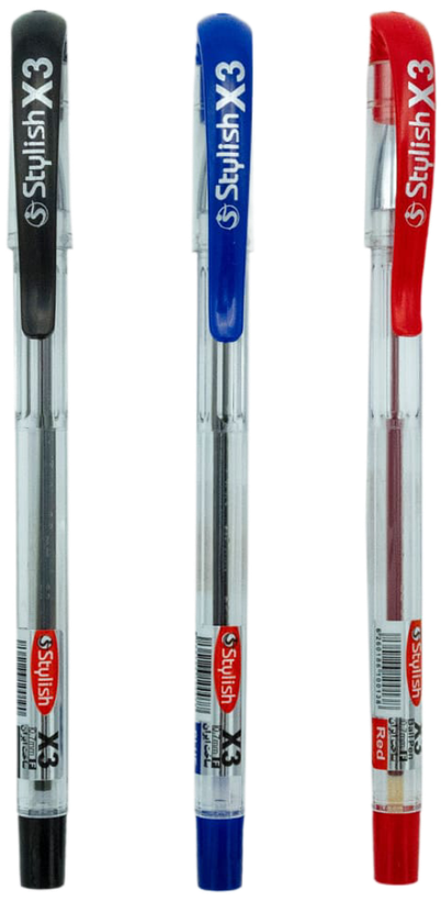 خودکار X3 استایلیش- نوک 0.7 بسته ۳ عددی