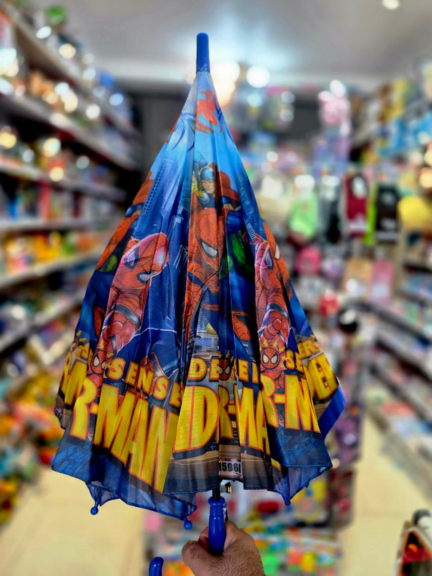 چتر بچه گانه طرح مرد عنکبوتی