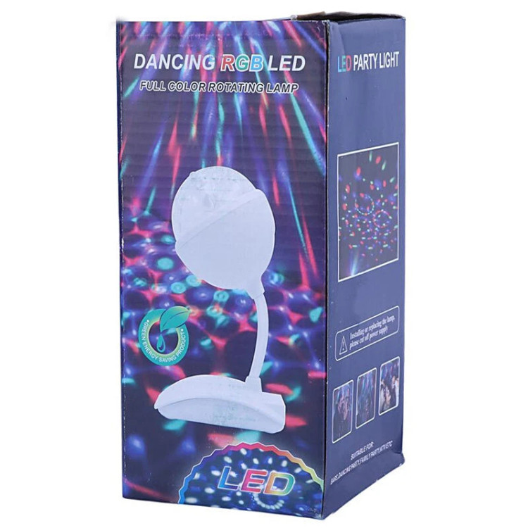 چراغ رقص نور گردان اسپیکر دار Dancing RGB LED